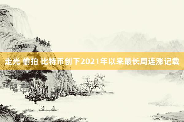 走光 偷拍 比特币创下2021年以来最长周连涨记载