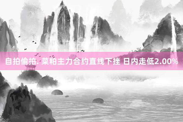 自拍偷拍. 菜粕主力合约直线下挫 日内走低2.00%