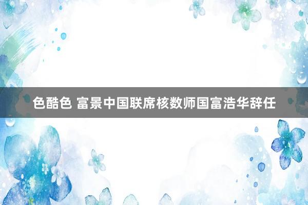 色酷色 富景中国联席核数师国富浩华辞任