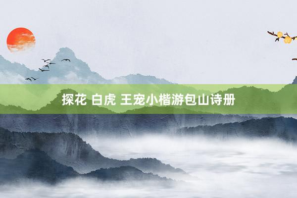 探花 白虎 王宠小楷游包山诗册