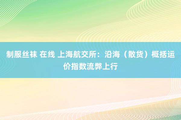制服丝袜 在线 上海航交所：沿海（散货）概括运价指数流弊上行