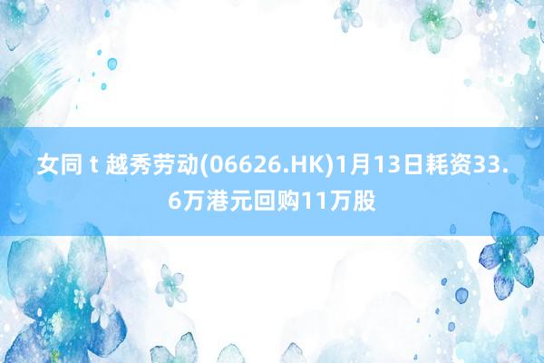 女同 t 越秀劳动(06626.HK)1月13日耗资33.6万港元回购11万股