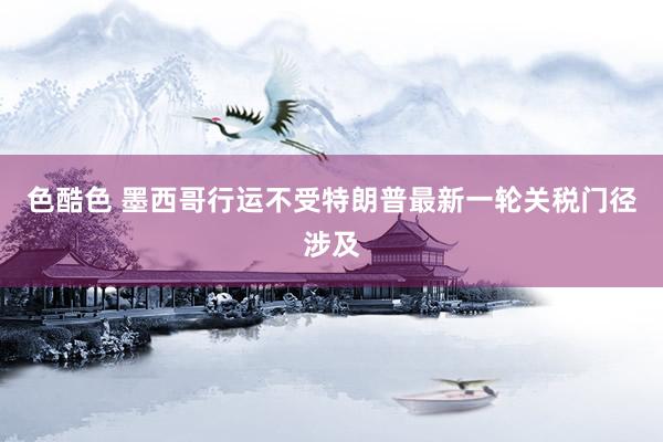 色酷色 墨西哥行运不受特朗普最新一轮关税门径涉及
