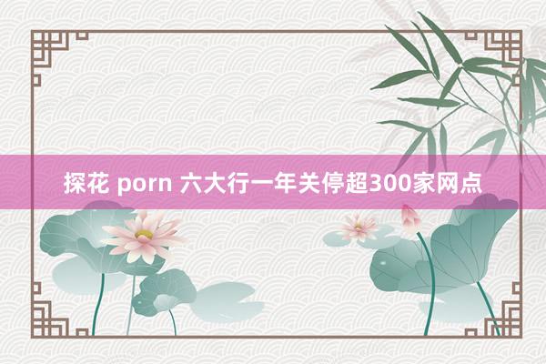 探花 porn 六大行一年关停超300家网点