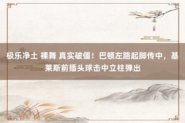 极乐净土 裸舞 真实破僵！巴顿左路起脚传中，基莱斯前插头球击中立柱弹出