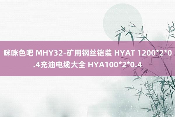 咪咪色吧 MHY32-矿用钢丝铠装 HYAT 1200*2*0.4充油电缆大全 HYA100*2*0.4