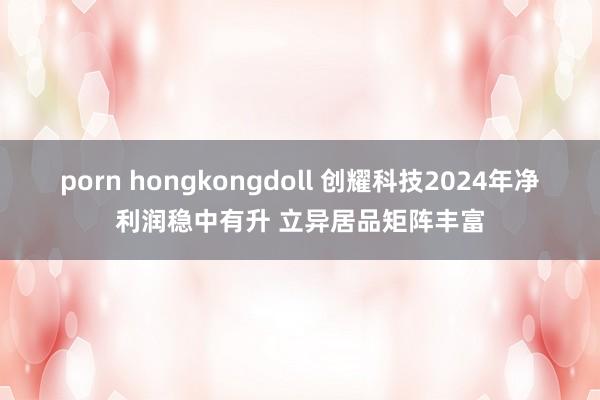 porn hongkongdoll 创耀科技2024年净利润稳中有升 立异居品矩阵丰富